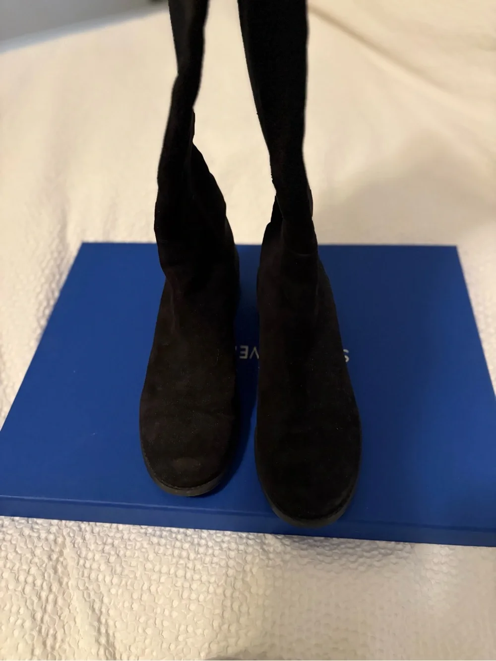 Stuart Weitzman Black 5050 suede Boots size 7M